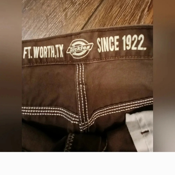 Dickie's men's 34×30 brown relaxed carpenter pants work utility chores farm - Picture 6 of 8